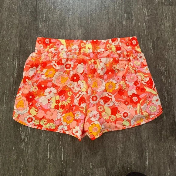 Avia Women's Running Shorts Floral Print Built-in Liner Size XL 16-18 - Picture 6 of 6